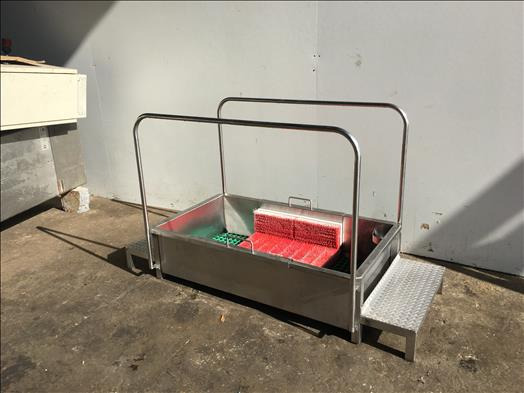 Syspal Stainless boot wash station - Utstyr for næringsmiddelindustrien: bilde 2 Syspal Stainless boot wash station - Utstyr for næringsmiddelindustrien: bilde 2
