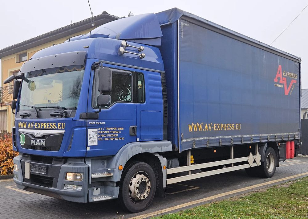 MAN TGM 18.340 / FIRANKA / SPROWADZONY / 9100 ŁADOWNOŚĆ / 18 PALET / E6 / WINDA / - Kapellbil: bilde 1 MAN TGM 18.340 / FIRANKA / SPROWADZONY / 9100 ŁADOWNOŚĆ / 18 PALET / E6 / WINDA / - Kapellbil: bilde 1