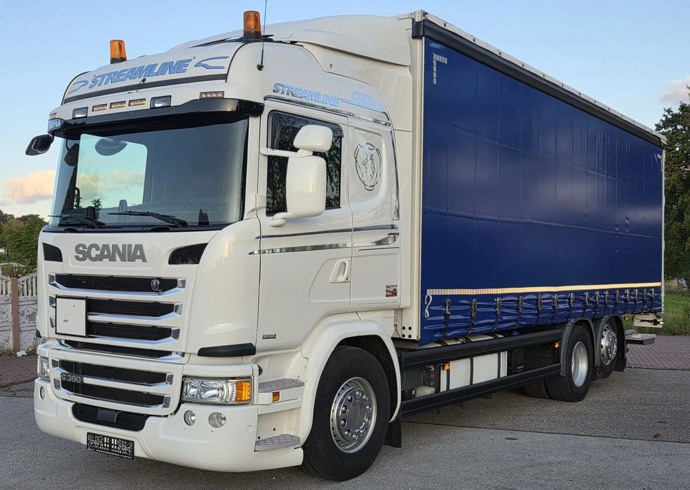 Scania G360 / BURTO-FIRANKA / 3 OSIE / WINDA / 20PALET / E6 / SYPIALNA KABINA / SPROWADZONY / JAK NOWA PRZEBIEG 490TYŚ / ŁADOWNOŚĆ 14500KG / - Kapellbil: bilde 1 Scania G360 / BURTO-FIRANKA / 3 OSIE / WINDA / 20PALET / E6 / SYPIALNA KABINA / SPROWADZONY / JAK NOWA PRZEBIEG 490TYŚ / ŁADOWNOŚĆ 14500KG / - Kapellbil: bilde 1