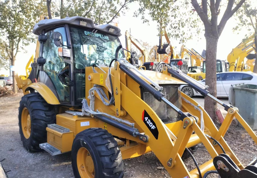 Traktorgraver CAT 420 F Caterpillar 420F backhoe loader: bilde 6