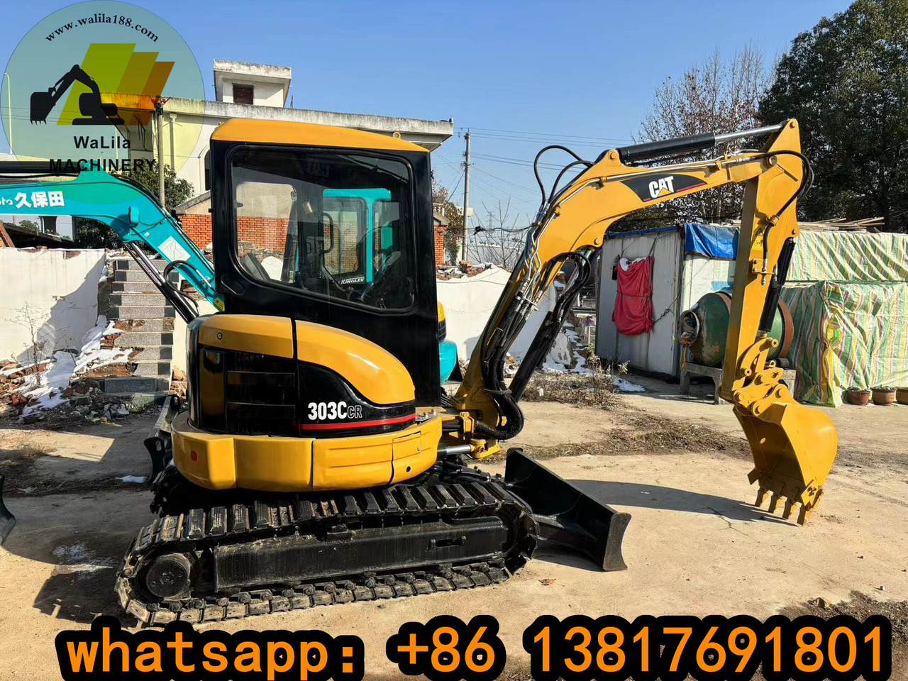 CATERPILLAR Caterpillar CAT303C Mini Excavator - Minigraver: bilde 1 CATERPILLAR Caterpillar CAT303C Mini Excavator - Minigraver: bilde 1