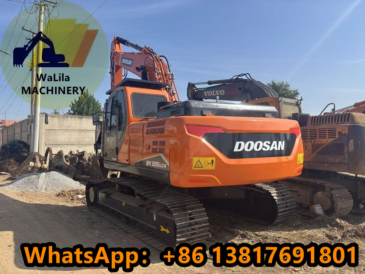 DOOSAN DX225DLA - Beltegraver: bilde 2 DOOSAN DX225DLA - Beltegraver: bilde 2