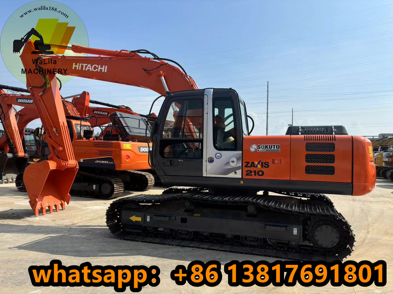 HITACHI ZX210 - Beltegraver: bilde 1 HITACHI ZX210 - Beltegraver: bilde 1