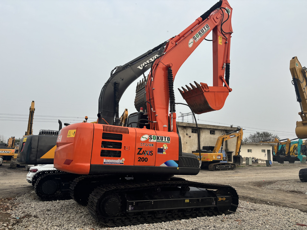 Hitachi Zx200-3 - Beltegraver: bilde 1 Hitachi Zx200-3 - Beltegraver: bilde 1