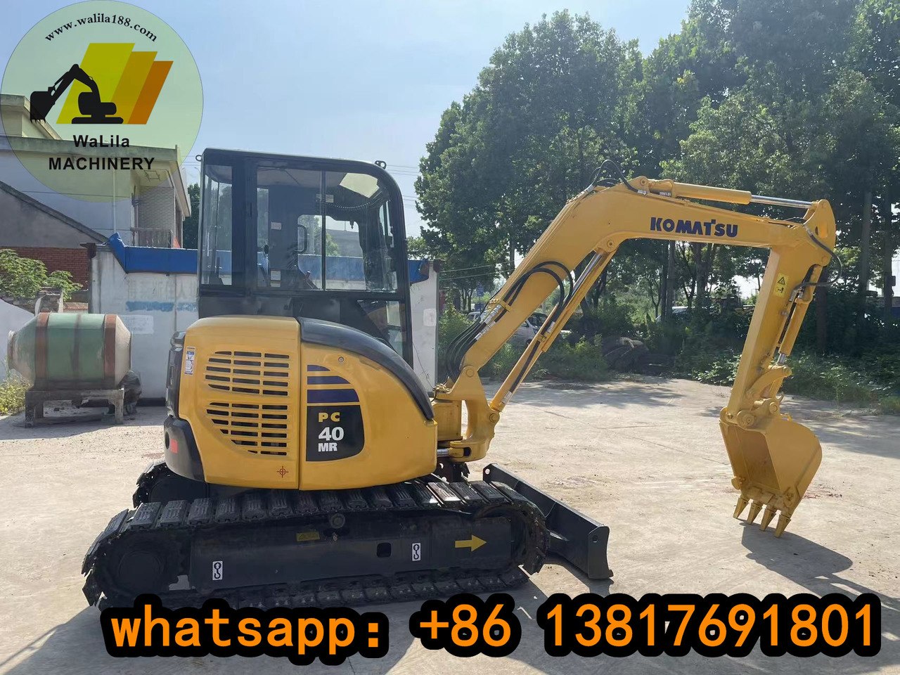 KOMATSU PC 40 MR-3 - Minigraver: bilde 1 KOMATSU PC 40 MR-3 - Minigraver: bilde 1