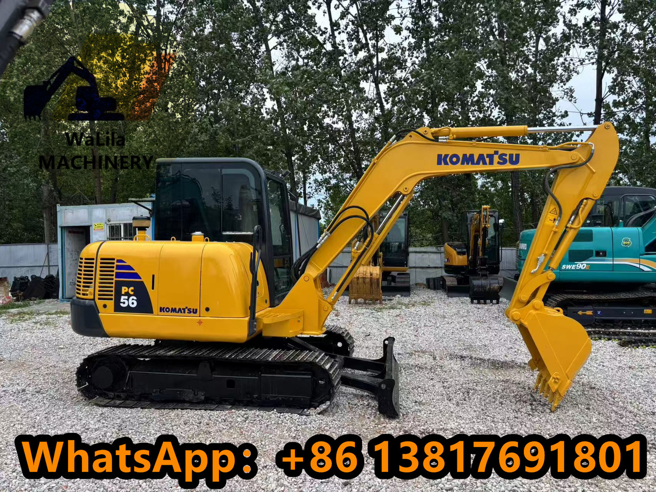 Minigraver KOMATSU PC56: bilde 6
