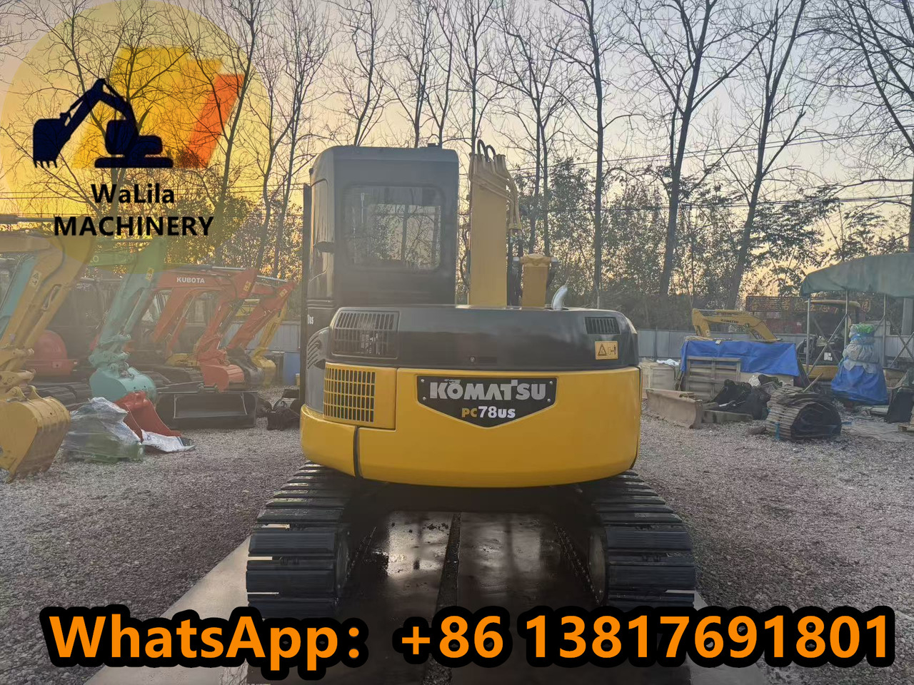 KOMATSU PC78US - Minigraver: bilde 2 KOMATSU PC78US - Minigraver: bilde 2