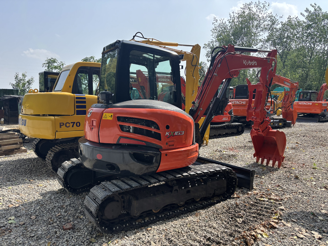 KUBOTA KX163 Carrying a thumb clip. - Minigraver: bilde 2 KUBOTA KX163 Carrying a thumb clip. - Minigraver: bilde 2