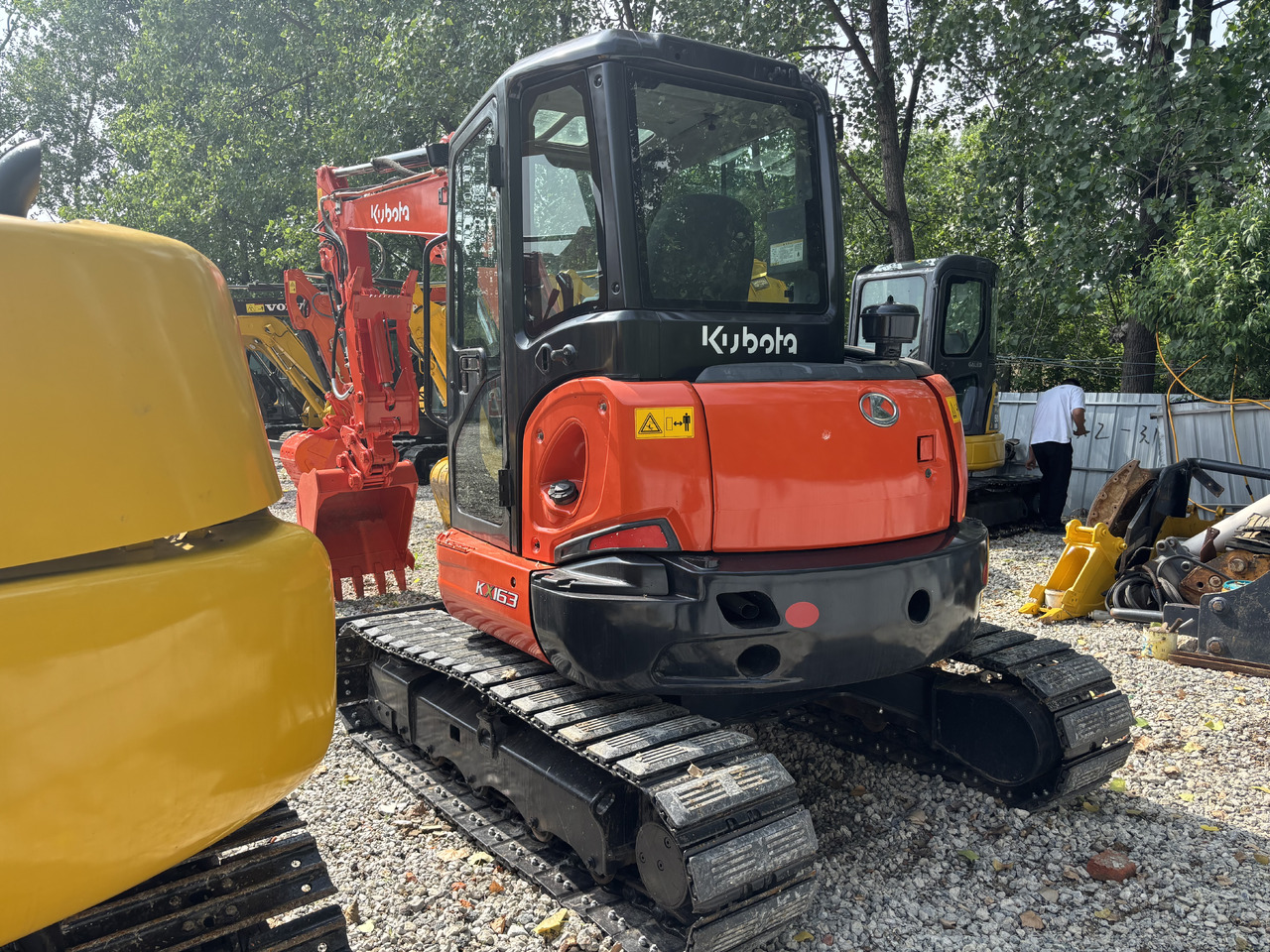 KUBOTA KX163 Carrying a thumb clip. - Minigraver: bilde 3 KUBOTA KX163 Carrying a thumb clip. - Minigraver: bilde 3