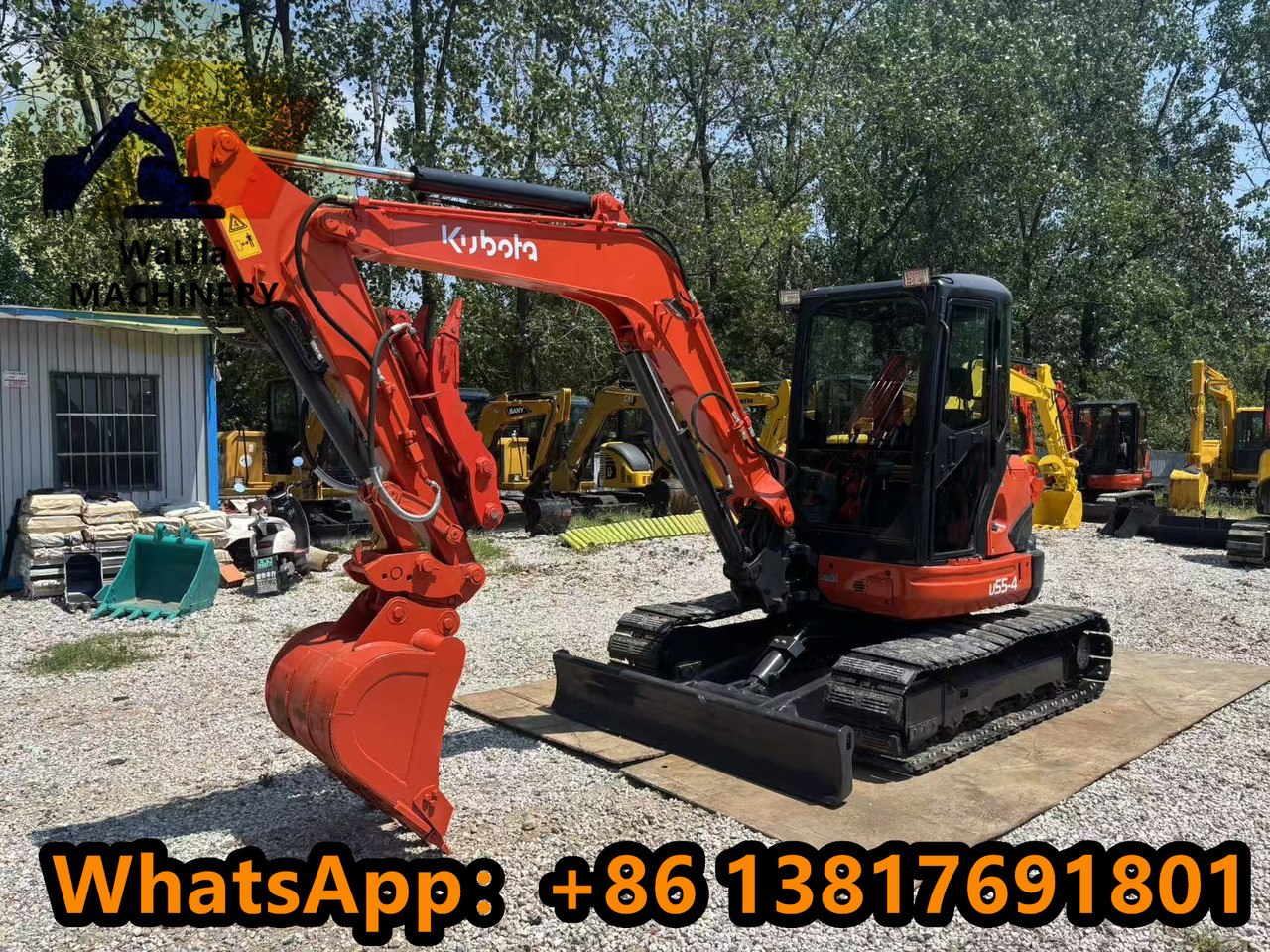 KUBOTA U55 Japanese imported excavator - Minigraver: bilde 3 KUBOTA U55 Japanese imported excavator - Minigraver: bilde 3