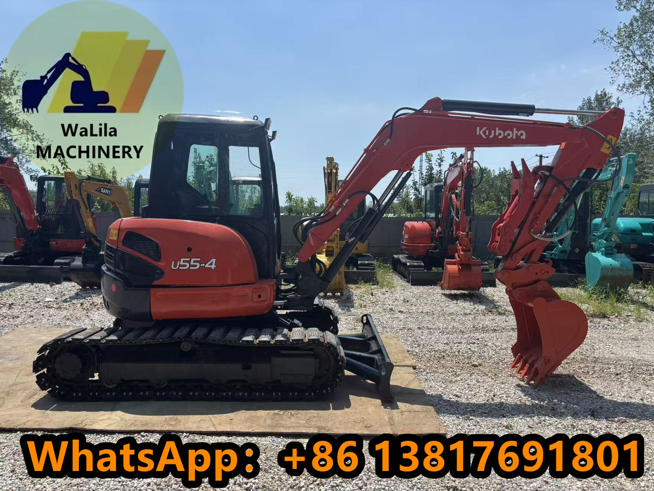 KUBOTA U55 Japanese imported excavator - Minigraver: bilde 1 KUBOTA U55 Japanese imported excavator - Minigraver: bilde 1