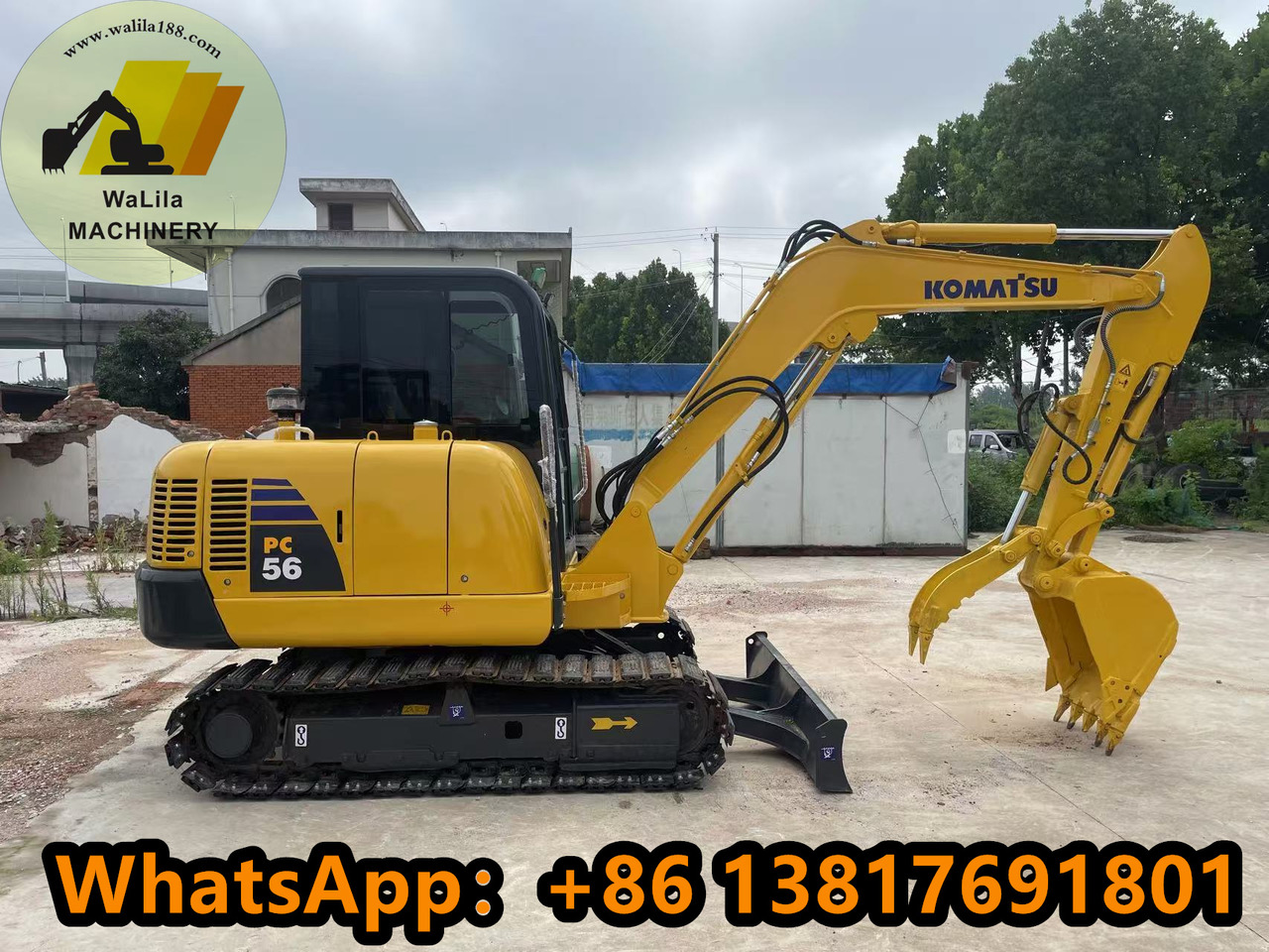 Komatsu PC 56-7 PC56-7 - Minigraver: bilde 1 Komatsu PC 56-7 PC56-7 - Minigraver: bilde 1