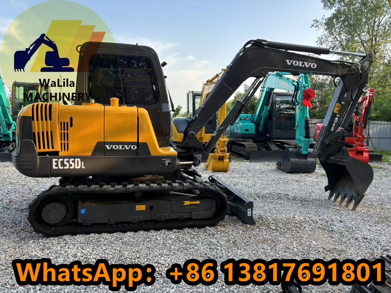 VOLVO EC55 Rubber track version - Minigraver: bilde 2 VOLVO EC55 Rubber track version - Minigraver: bilde 2