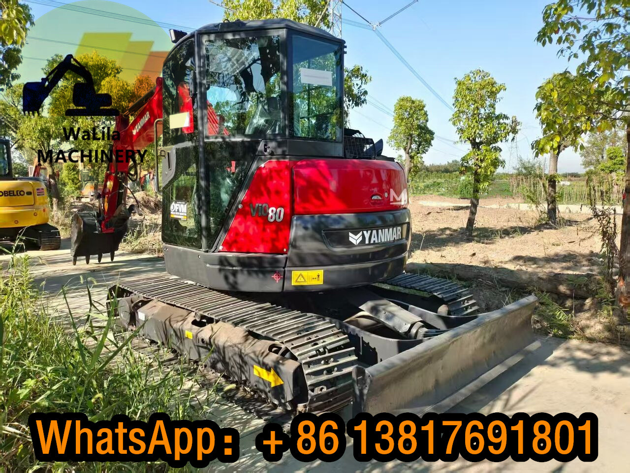 YANMAR VIO80 - Minigraver: bilde 2 YANMAR VIO80 - Minigraver: bilde 2
