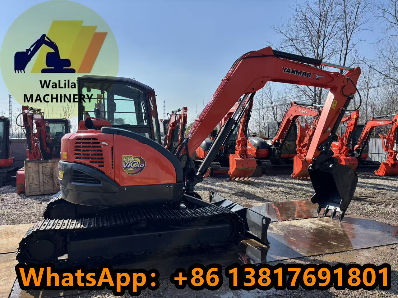 YANMAR Vio80 - Minigraver: bilde 1 YANMAR Vio80 - Minigraver: bilde 1