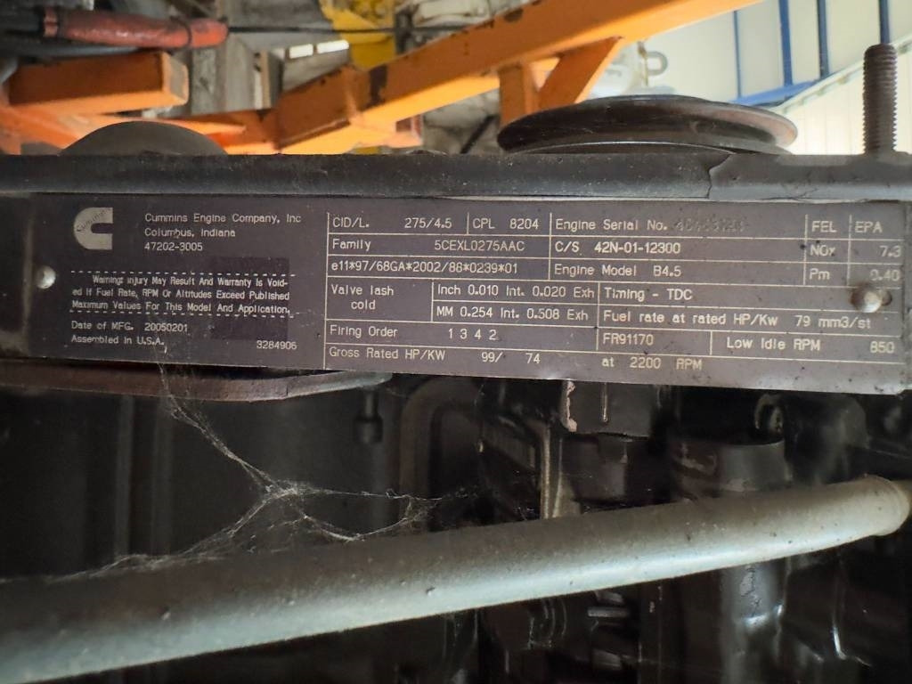 Cummins B 4.5 ENGINE - Motor for Bygg og anlegg: bilde 2 Cummins B 4.5 ENGINE - Motor for Bygg og anlegg: bilde 2