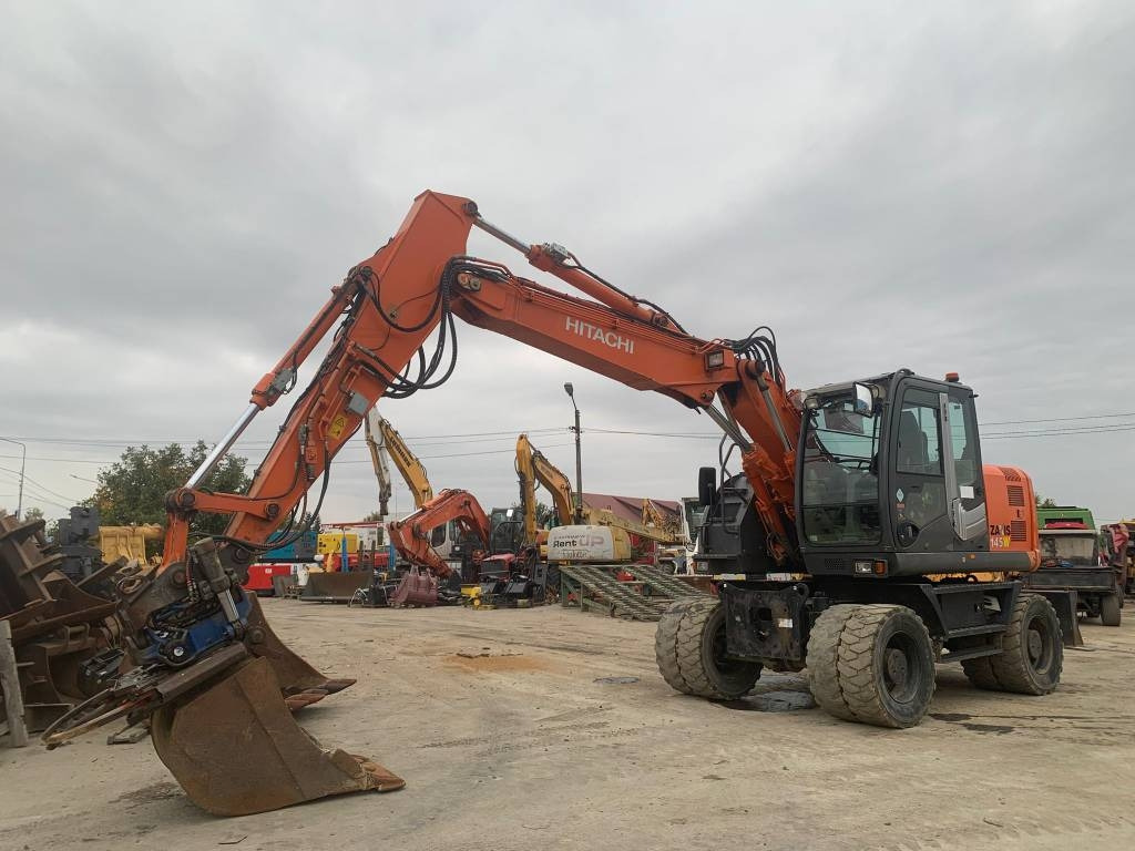 Hitachi ZX 145 W-3+SMP Rototilt - Hjulgraver: bilde 1 Hitachi ZX 145 W-3+SMP Rototilt - Hjulgraver: bilde 1