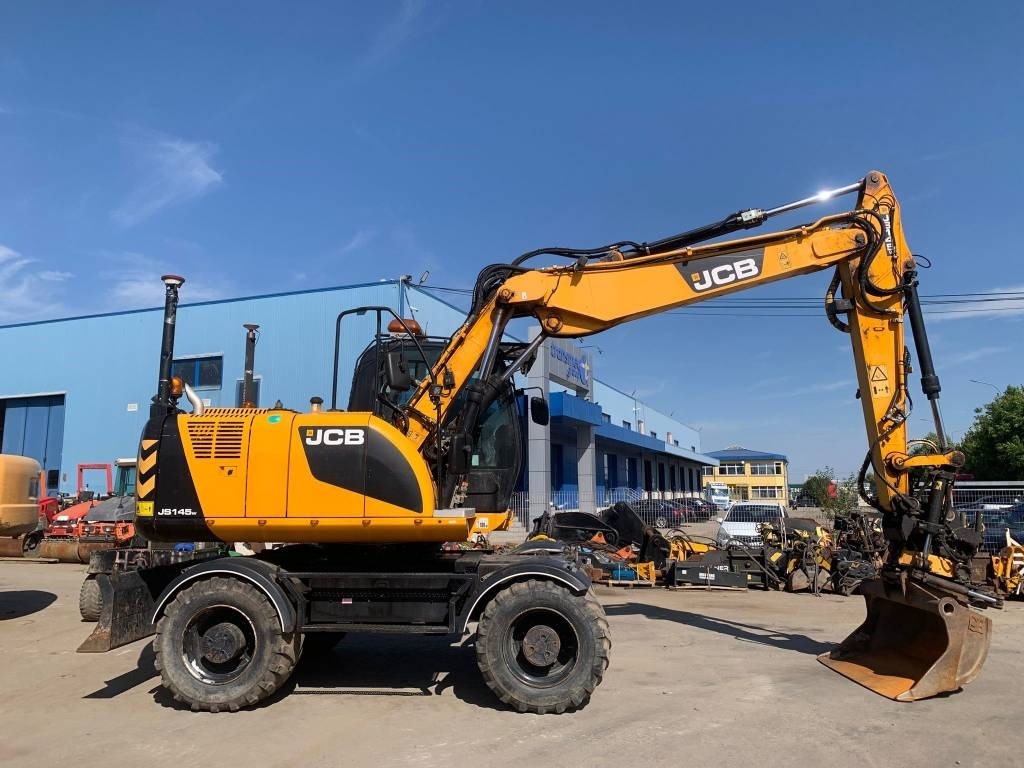 JCB JS 145 W+Engcon Rototilt+Sistem Laser 2D Leica Ico - Hjulgraver: bilde 3 JCB JS 145 W+Engcon Rototilt+Sistem Laser 2D Leica Ico - Hjulgraver: bilde 3