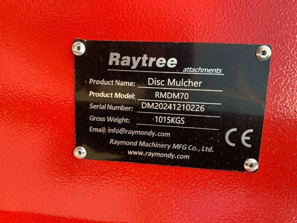 Raytree RMDM70 Mulcher - Krattknuser: bilde 4 Raytree RMDM70 Mulcher - Krattknuser: bilde 4