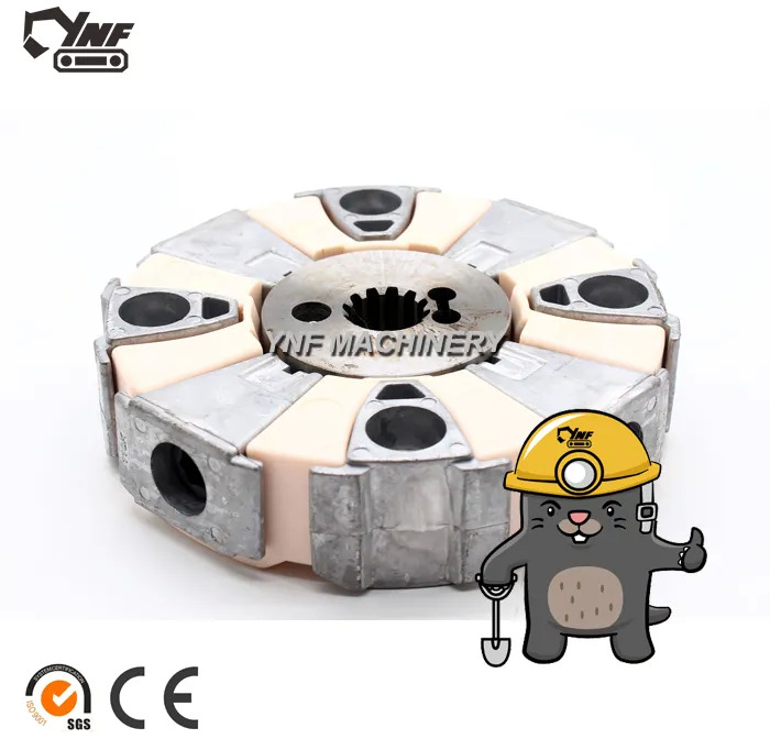 SK210-8 SK200-8 Excavator Hydraulic Pump Accessories Rubber Shock Absorbing Coupling Assembly - Clutch og deler: bilde 1 SK210-8 SK200-8 Excavator Hydraulic Pump Accessories Rubber Shock Absorbing Coupling Assembly - Clutch og deler: bilde 1
