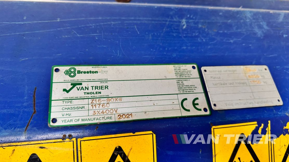 Breston HV16-80 Store loader - Transportbånd: bilde 5 Breston HV16-80 Store loader - Transportbånd: bilde 5