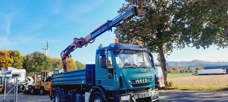 Iveco ML180E28K 4x2 mit Kran/Funk/Greifer - Tippbil, Kranbil: bilde 1 Iveco ML180E28K 4x2 mit Kran/Funk/Greifer - Tippbil, Kranbil: bilde 1
