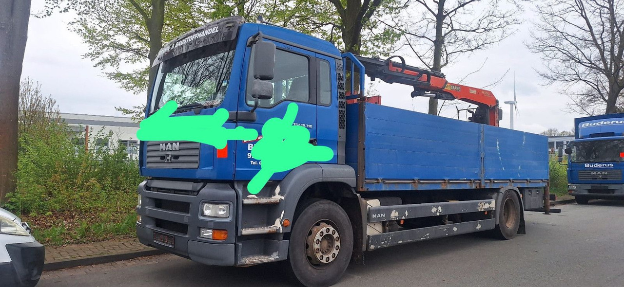 MAN 18.310 Pritsche mit Kran - Planbil: bilde 1 MAN 18.310 Pritsche mit Kran - Planbil: bilde 1