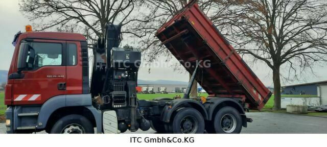 MAN 26.440TGS Kipper+Kran Meiller/Stahl - Tippbil, Kranbil: bilde 5 MAN 26.440TGS Kipper+Kran Meiller/Stahl - Tippbil, Kranbil: bilde 5