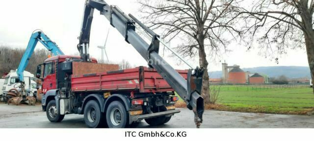 MAN 26.440TGS Kipper+Kran Meiller/Stahl - Tippbil, Kranbil: bilde 4 MAN 26.440TGS Kipper+Kran Meiller/Stahl - Tippbil, Kranbil: bilde 4