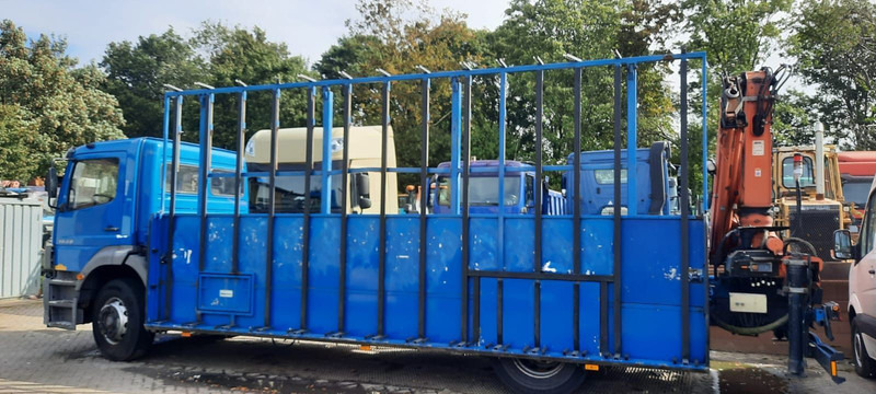 Mercedes-Benz 1828 Pritsche+Glastransport - Planbil, Kranbil: bilde 3 Mercedes-Benz 1828 Pritsche+Glastransport - Planbil, Kranbil: bilde 3