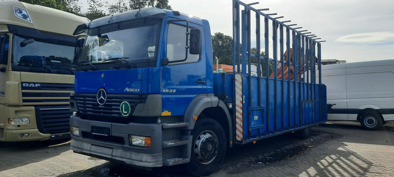 Mercedes-Benz 1828 Pritsche+Glastransport - Planbil, Kranbil: bilde 2 Mercedes-Benz 1828 Pritsche+Glastransport - Planbil, Kranbil: bilde 2