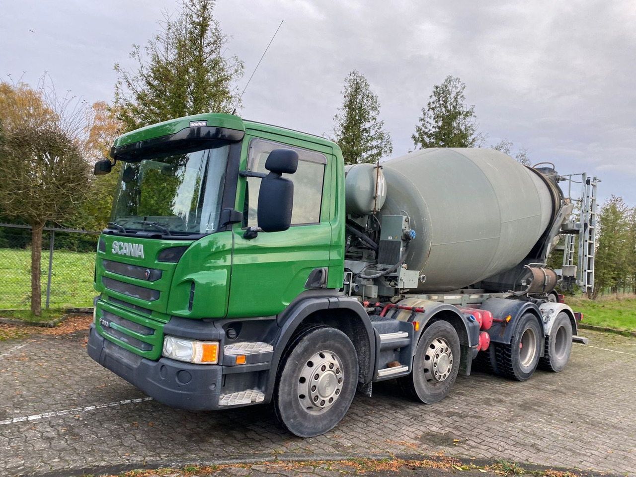 Betongbil Scania 2x P360 Betonmischer 8x4 Blatt/Blatt E6 2 stück: bilde 6