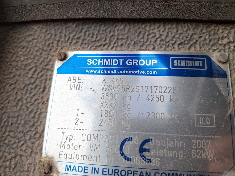 Feiebil Schmidt Kehrmaschine K449: bilde 7