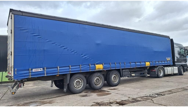 Schmitz Cargobull Pritsche Plane Bahn,Steckrungen - Gardintrailer: bilde 3 Schmitz Cargobull Pritsche Plane Bahn,Steckrungen - Gardintrailer: bilde 3