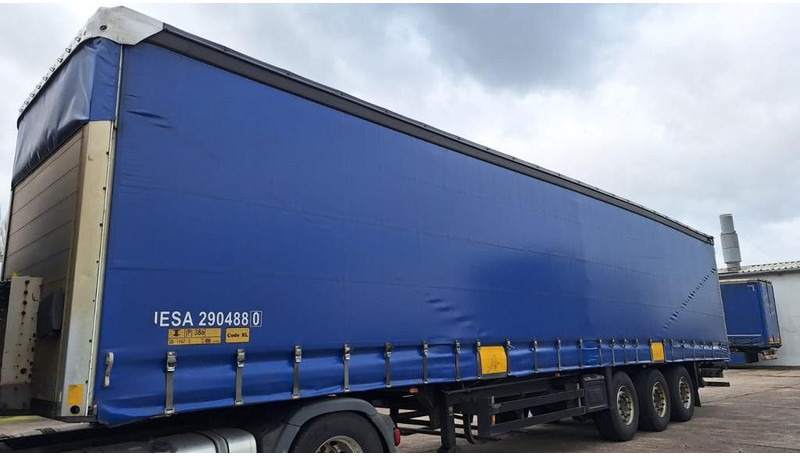 Schmitz Cargobull Pritsche Plane Bahn,Steckrungen - Gardintrailer: bilde 2 Schmitz Cargobull Pritsche Plane Bahn,Steckrungen - Gardintrailer: bilde 2