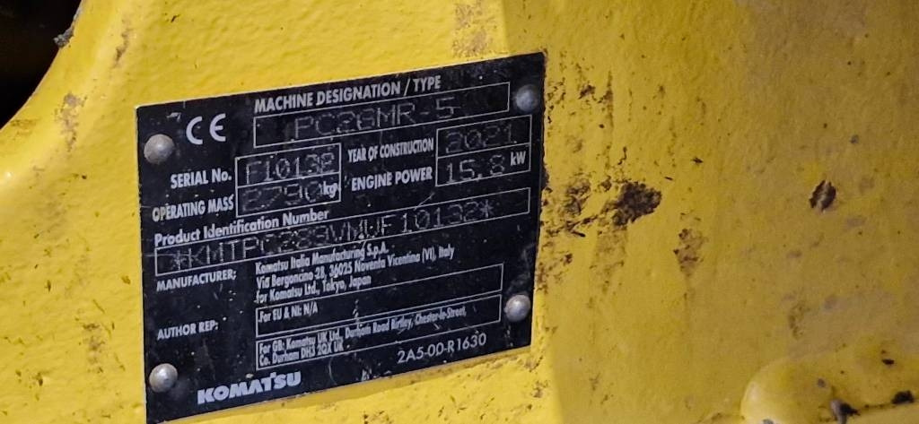 Minigraver Komatsu PC 26 MR: bilde 11