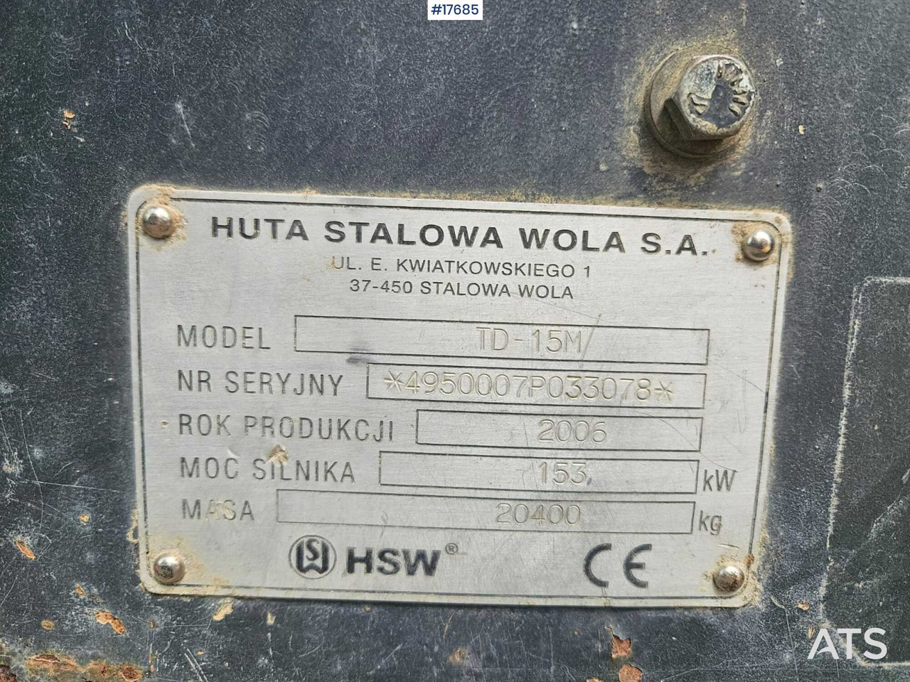 Bulldozer 2006 Stalowa Wola TD-15M: bilde 13