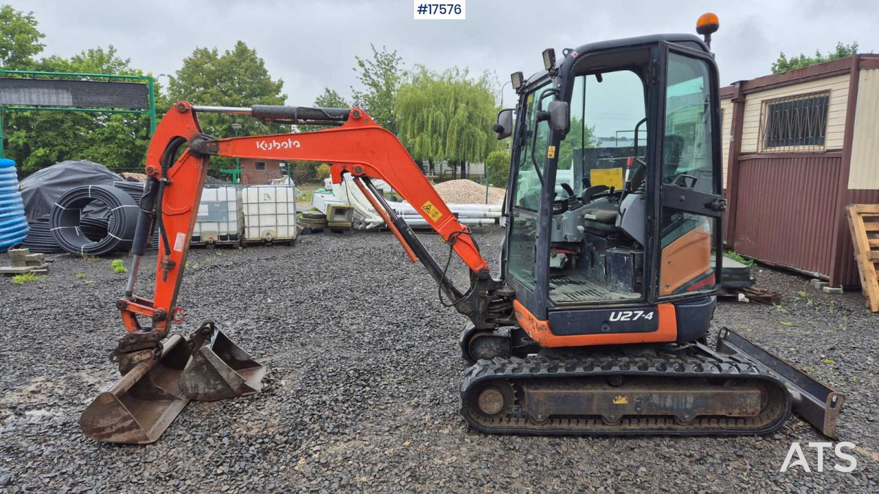 2014 Kubota U27-4 - Minigraver: bilde 3 2014 Kubota U27-4 - Minigraver: bilde 3