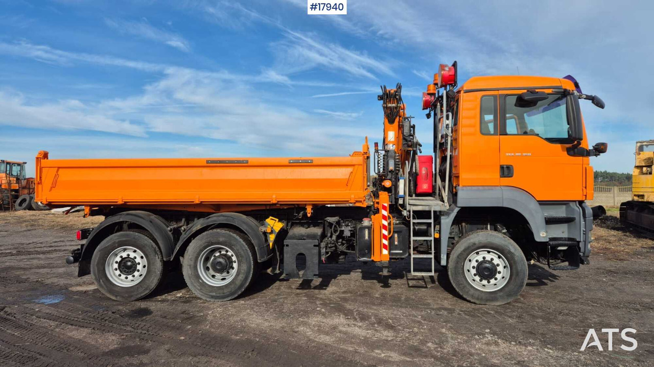 Tipper/sand spreader with HDS - MAN TGS 28.360 6x4 (2008) - Tippbil, Kranbil: bilde 4 Tipper/sand spreader with HDS - MAN TGS 28.360 6x4 (2008) - Tippbil, Kranbil: bilde 4