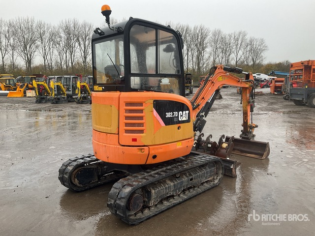 2012 Cat 302.7D Mini Excavator: <6.6t - Minigraver: bilde 3 2012 Cat 302.7D Mini Excavator: <6.6t - Minigraver: bilde 3
