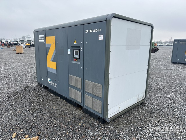 2018 Atlas Copco ZR132VSD Skid-Mounted Electric Air Compressor - Luftkompressor: bilde 1 2018 Atlas Copco ZR132VSD Skid-Mounted Electric Air Compressor - Luftkompressor: bilde 1