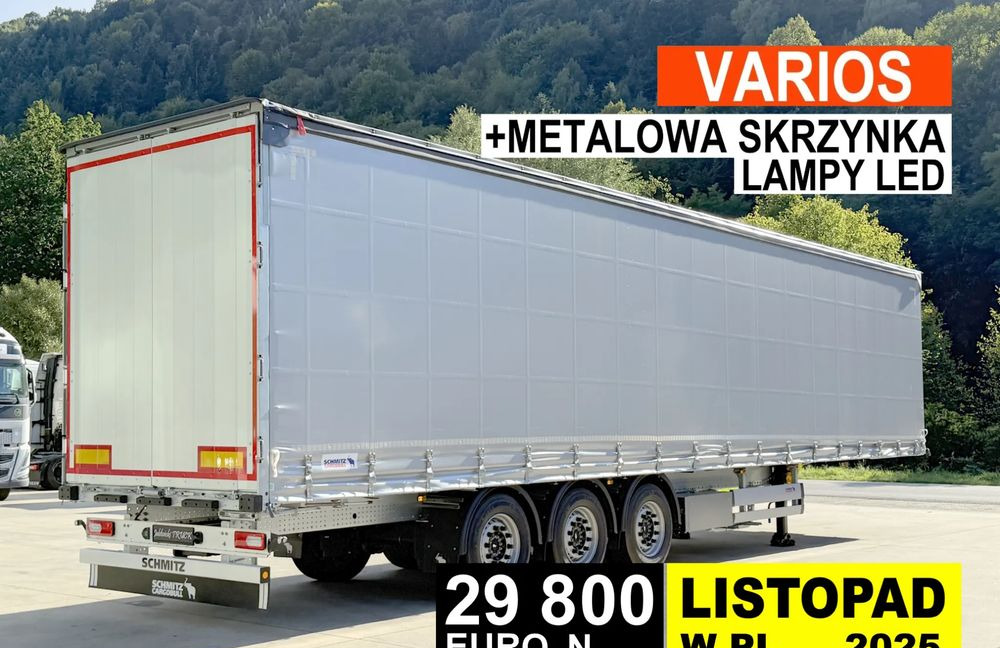 Ny Gardintrailer Schmitz Cargobull VARIOS + SKRZYNKA: bilde 1