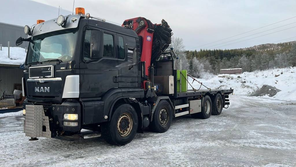 MAN TGS 35.480 8x4 60 tm HMF crane - Kranbil: bilde 1 MAN TGS 35.480 8x4 60 tm HMF crane - Kranbil: bilde 1