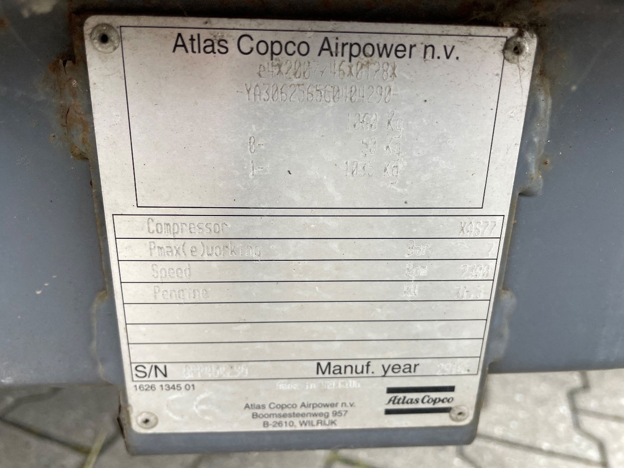 Atlas Copco Xas77 - Luftkompressor: bilde 5 Atlas Copco Xas77 - Luftkompressor: bilde 5