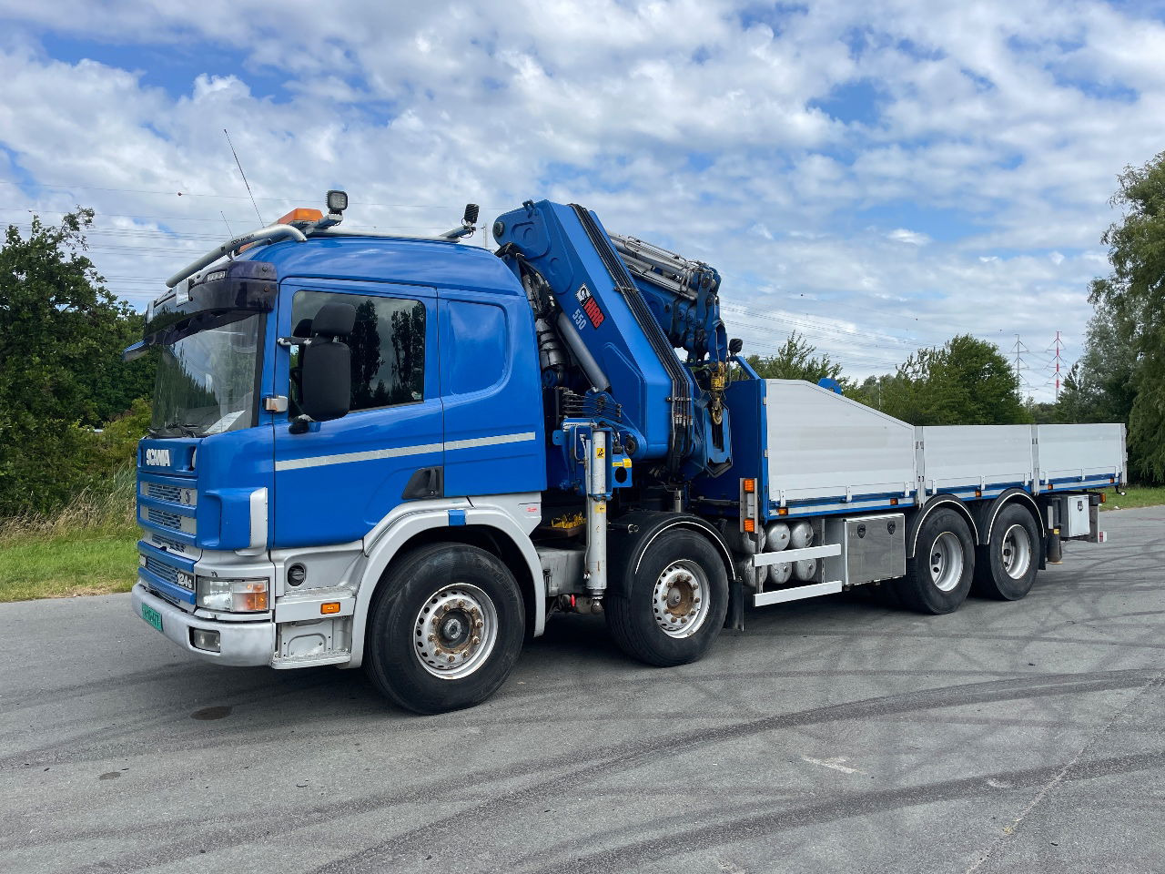 Scania P124-400 124 with hiab 550 crane with jib, excellent condition - Kranbil: bilde 3 Scania P124-400 124 with hiab 550 crane with jib, excellent condition - Kranbil: bilde 3