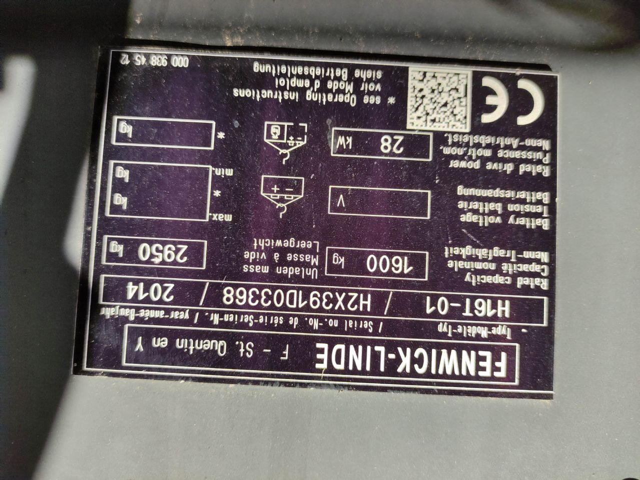 Gaffeltruck Linde H16T-01-391 (SE NEU): bilde 6 Gaffeltruck Linde H16T-01-391 (SE NEU): bilde 6