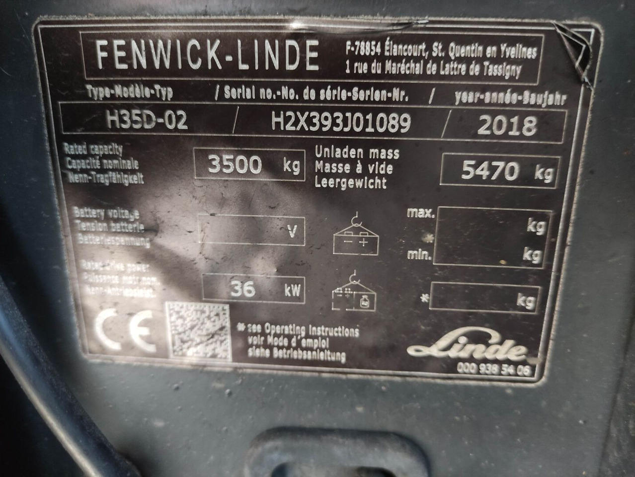 Dieseltruck Linde H35D-393-02 EVO / LACK NEU: bilde 6