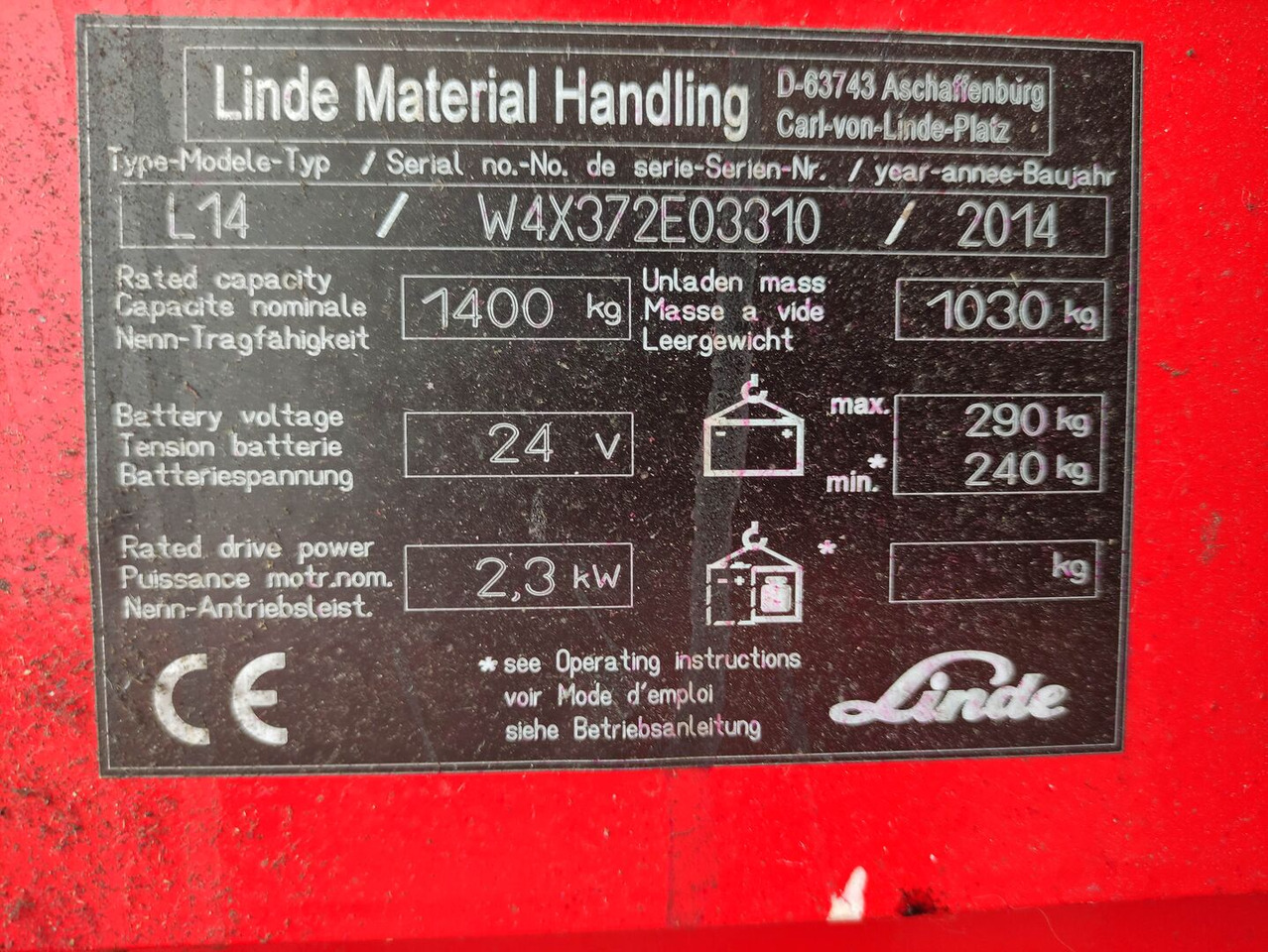 Linde L14-372 - Stabler: bilde 5 Linde L14-372 - Stabler: bilde 5