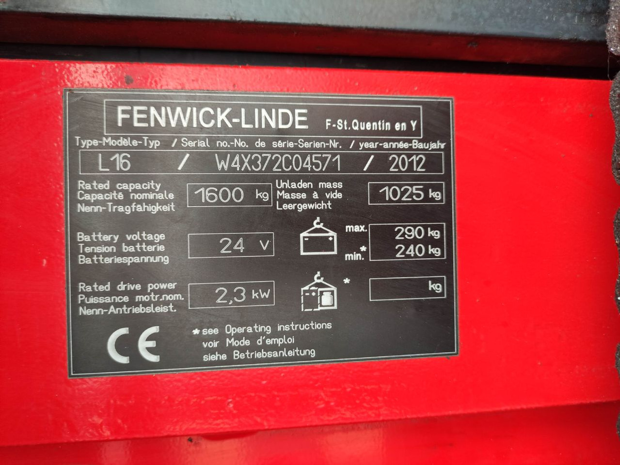 Linde L16-372 (LACK NEU) - Stabler: bilde 5 Linde L16-372 (LACK NEU) - Stabler: bilde 5