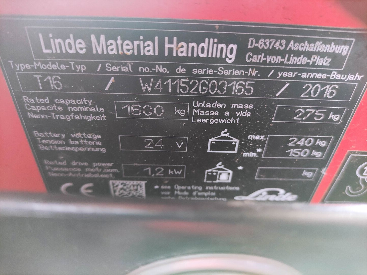 Linde T16-1152 - Lavtløftende truck: bilde 5 Linde T16-1152 - Lavtløftende truck: bilde 5